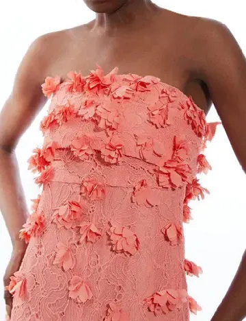 Rochie medie Karen Millen, corai Portocaliu
