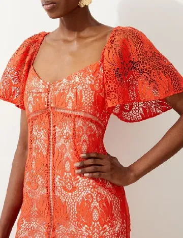 Rochie medie Karen Millen, portocaliu Portocaliu