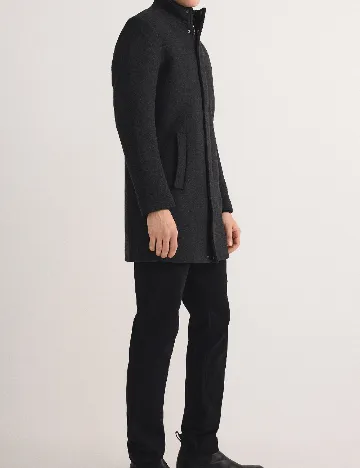 Palton Reserved, negru Negru