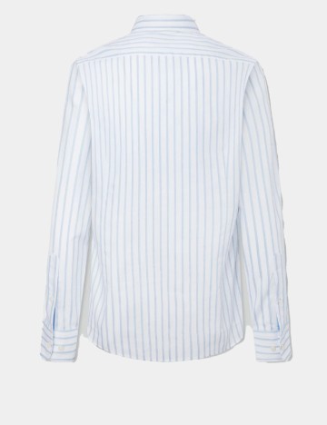 Camasa HACKETT, alb/albastru