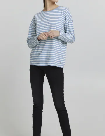 Bluza Oxmo, albastru Albastru