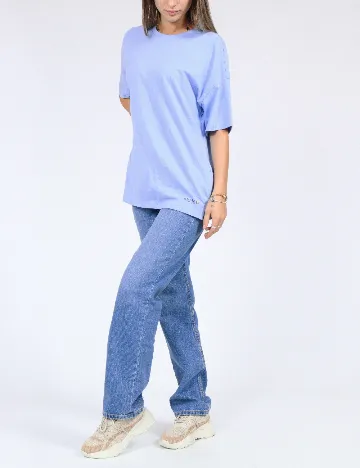 Tricou Oxmo, albastru Albastru