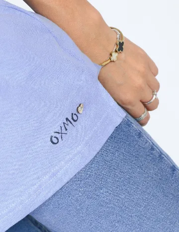 Tricou Oxmo, albastru Albastru