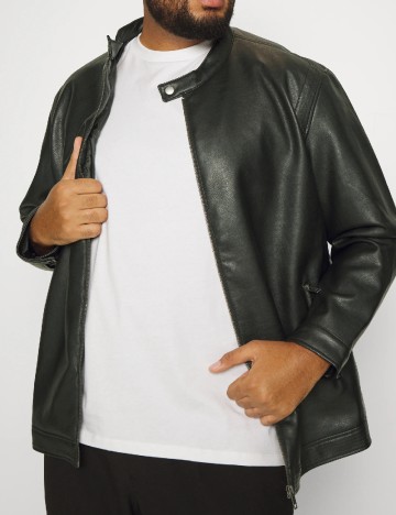 Jacheta Jack&Jones Plus Size Men, negru