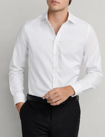 Camasa HACKETT, alb Alb
