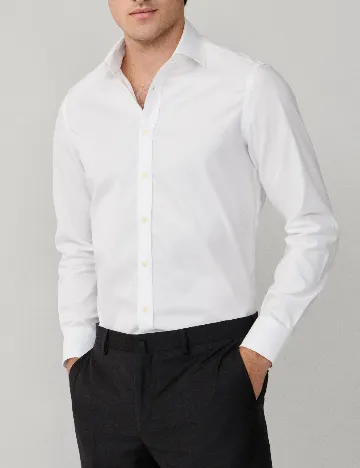 Camasa HACKETT, alb Alb