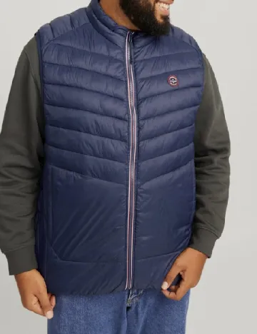 Vesta Jack&Jones Plus Size Men, bleumarin Albastru