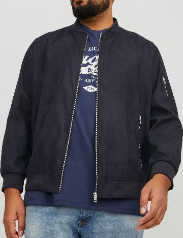 Jacheta Jack&Jones Plus Size Men, negru