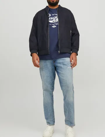 Jacheta Jack&Jones Plus Size Men, negru Negru