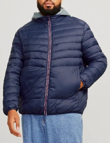 Geaca Jack&Jones Plus Size Men, bleumarin Albastru