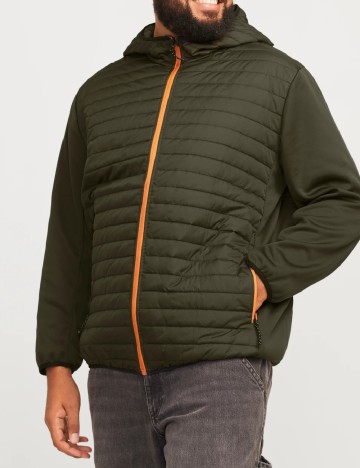 Geaca Jack&Jones Plus Size Men, verde