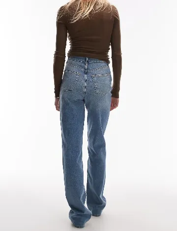 Blugi Top Shop, albastru Albastru