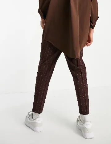 Pantaloni ASOS, visiniu Rosu