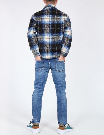 Jacheta Zara, albastru/negru