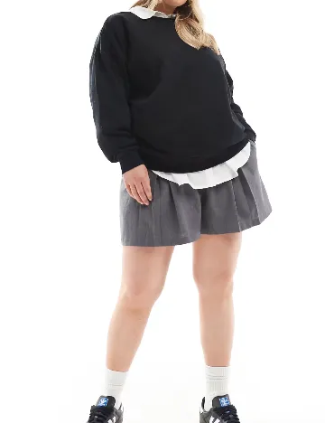 Bluza ASOS Curve, negru Negru