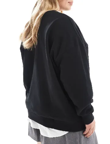 Bluza ASOS Curve, negru Negru