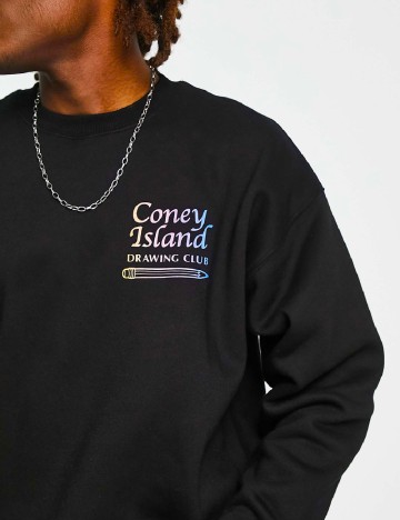 Bluza Coney Island Picnic, negru
