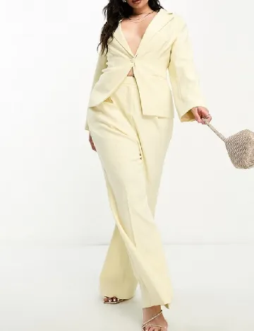 Sacou the frolic Plus Size, galben Galben