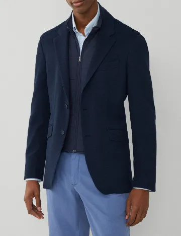 Sacou HACKETT, bleumarin inchis Albastru
