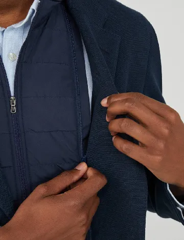 Sacou HACKETT, bleumarin inchis Albastru