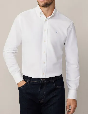 Camasa HACKETT, alb Alb