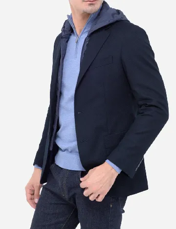 Sacou HACKETT, bleumarin inchis Albastru