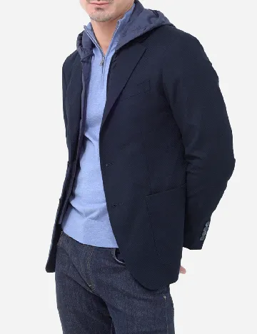 Sacou HACKETT, bleumarin inchis Albastru