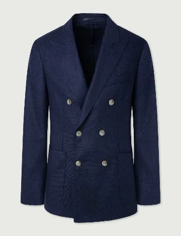 Sacou HACKETT, bleumarin Albastru