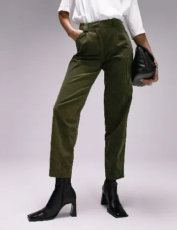 Pantaloni Top Shop, verde Verde