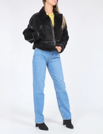 Jacheta Zara, negru Negru