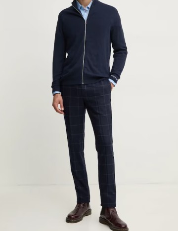 Pantaloni HACKETT, bleumarin