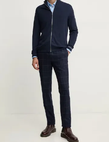 Pantaloni HACKETT, bleumarin Albastru
