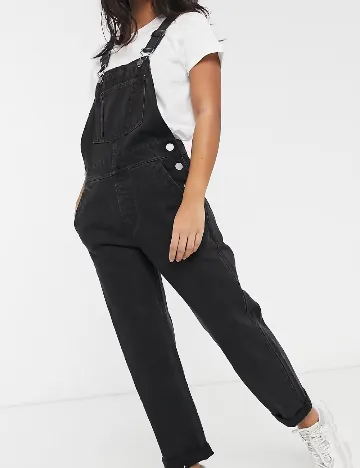 Salopeta ASOS, negru Negru
