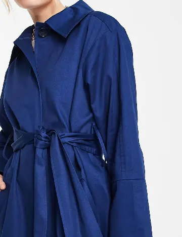 Trench Top Shop, albastru Albastru