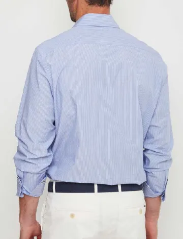 Camasa HACKETT, alb/albastru Albastru