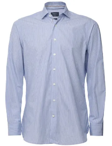 Camasa HACKETT, alb/albastru Albastru