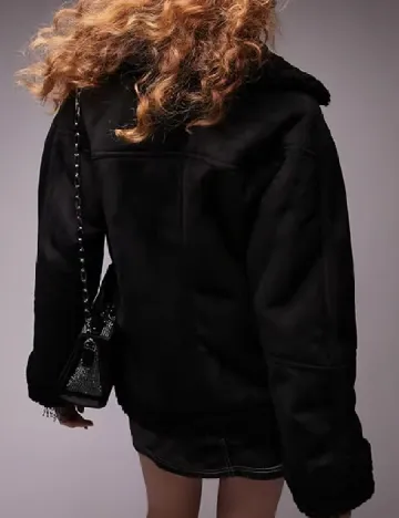 Jacheta Top Shop, negru Negru