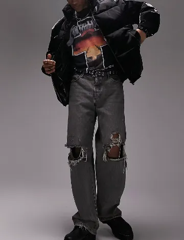 Geaca Topman, negru Negru