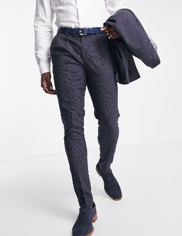 Pantaloni Noak, albastru
