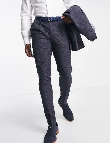 Pantaloni Noak, albastru Albastru