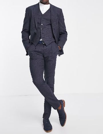 Pantaloni Noak, albastru