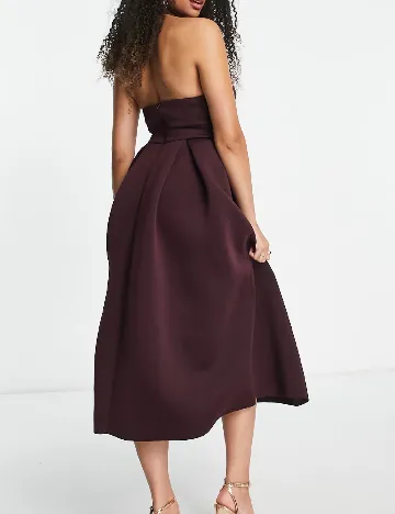 Rochie medie ASOS, pruna Mov