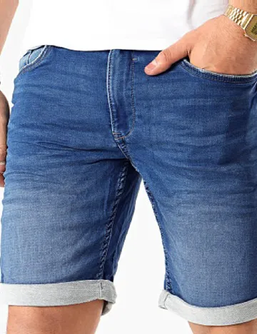 Pantaloni scurti BLEND, albastru Albastru