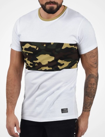 Tricou !Solid, alb