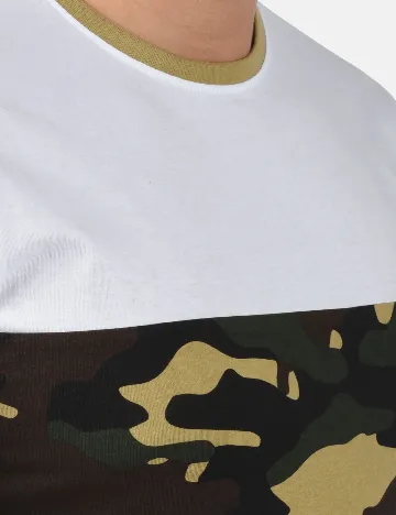 Tricou !Solid, alb Alb