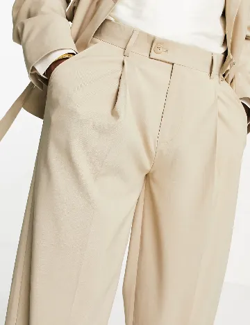 Pantaloni ASOS, crem Crem
