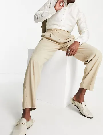 Pantaloni ASOS, crem Crem