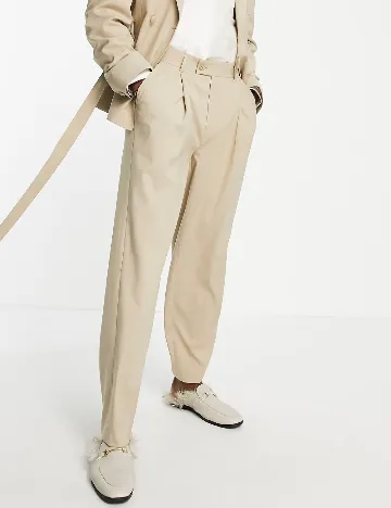 Pantaloni ASOS, crem Crem