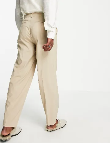 Pantaloni ASOS, crem Crem