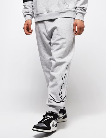 Pantaloni Karl Kani, gri